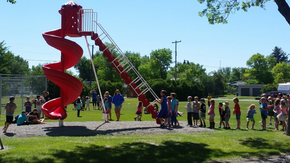 kids on playground