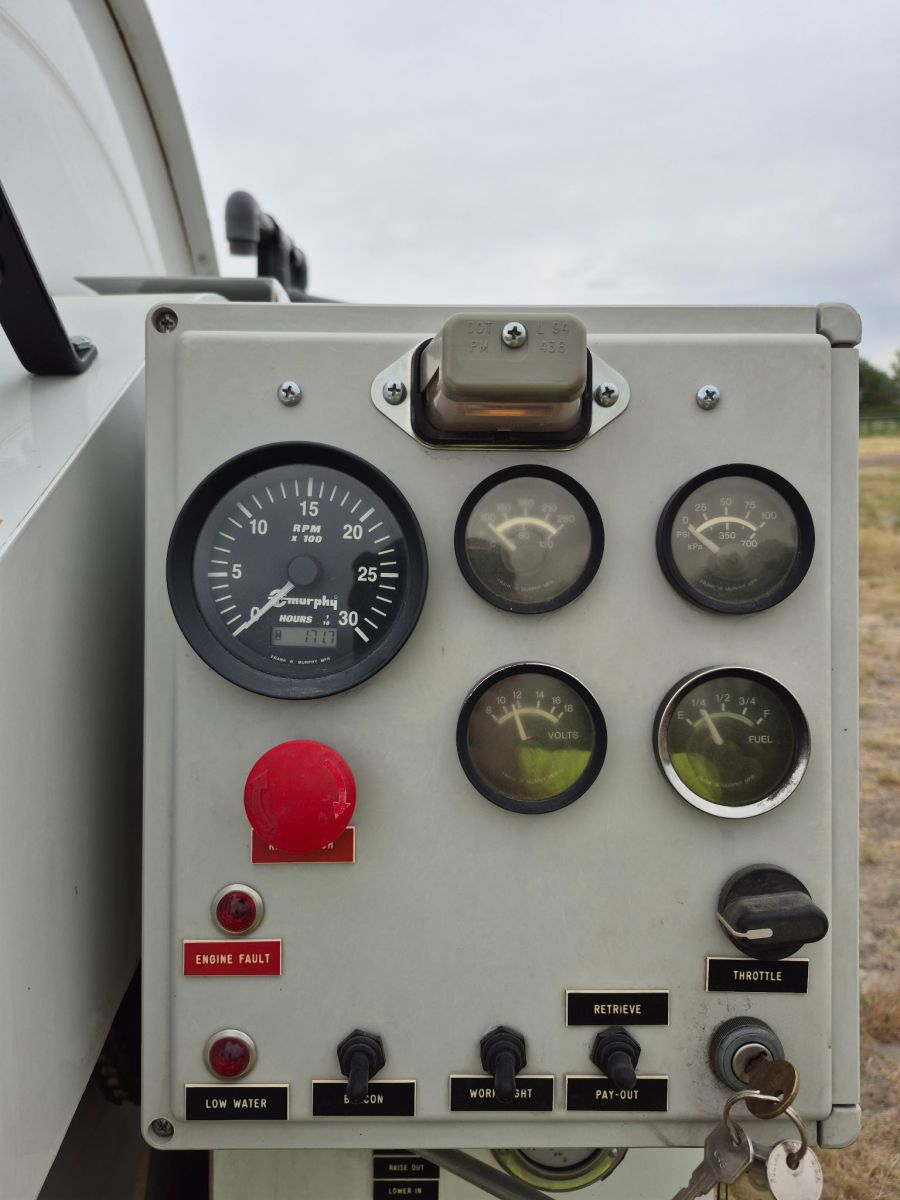 Sewer Jet Trailer gauges